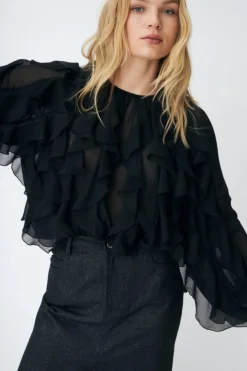 Outlet Cras Rya Blouse C524 9999 Black