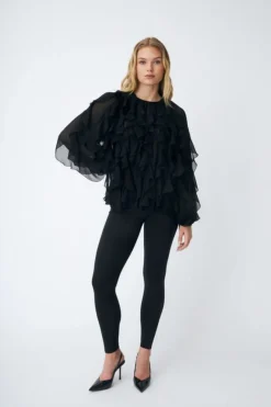Outlet Cras Rya Blouse C524 9999 Black