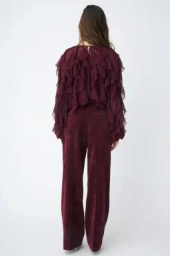 Best Cras Rya Blouse C524 4030 Bordeaux