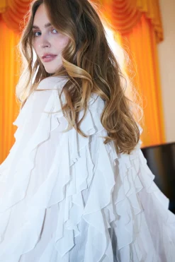 New Cras Rya Blouse C524 1009 Ivory