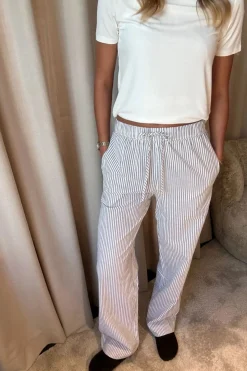 Hot Sofie Schnoor S237111 Trousers Dark Blue Striped