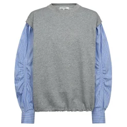 Best Co´Couture Sabinacc Mix Shirt Sweat 47010 138