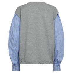 Best Co´Couture Sabinacc Mix Shirt Sweat 47010 138