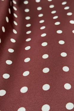 New A-bee Sabrina Skirt Dark Maroon