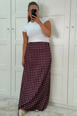 A-bee Sabrina Skirt Plum