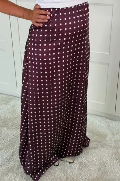 A-bee Sabrina Skirt Plum
