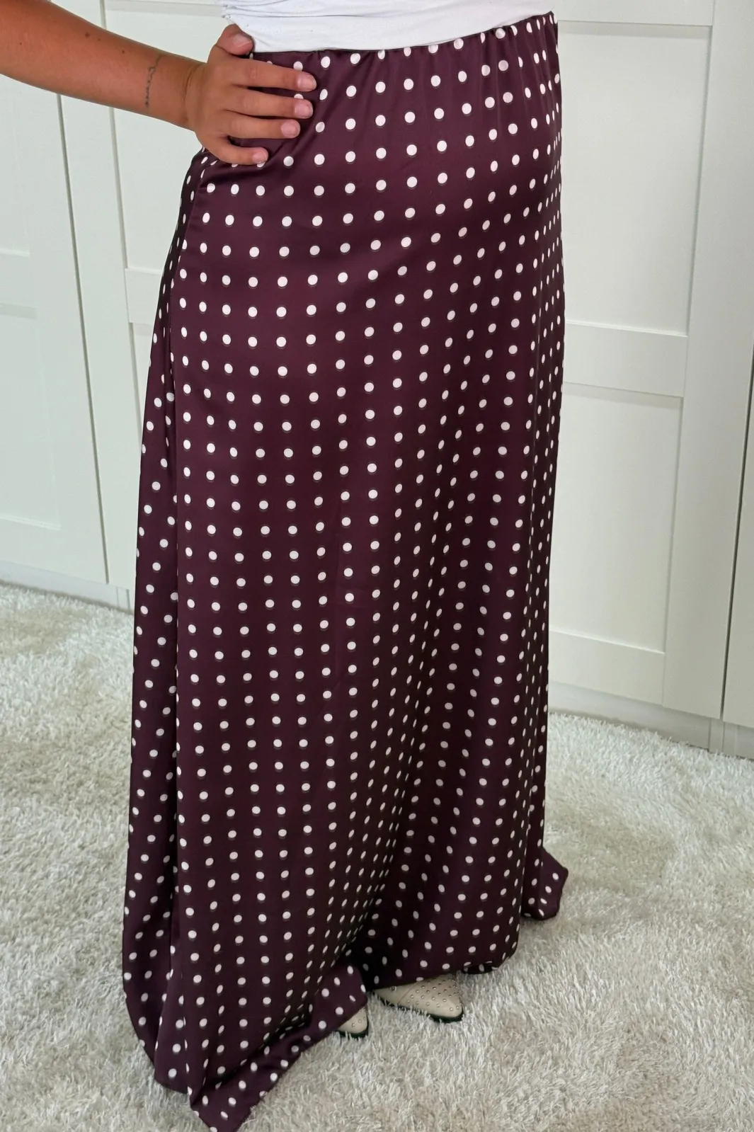 A-bee Sabrina Skirt Plum