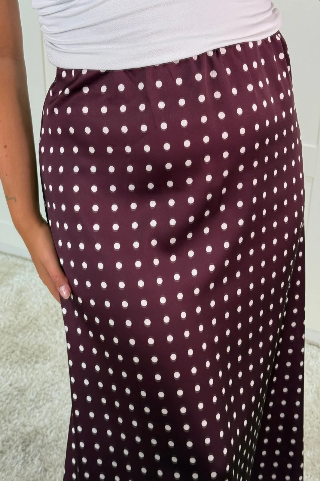 A-bee Sabrina Skirt Plum