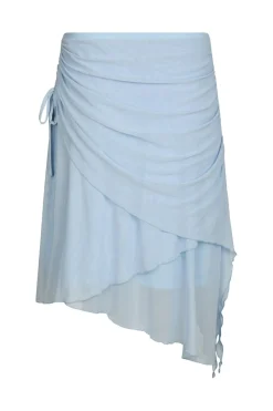 Clearance Neo Noir Saffron Asymmetric Mesh Skirt 165642 145