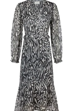 Online Neo Noir Saia Abstract Leo Dress 164414 Black