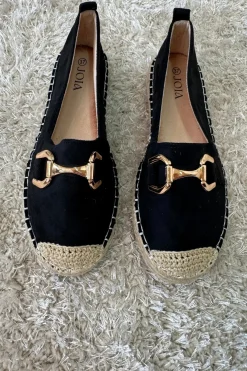 New Bloom Sakura Espadrilles Black