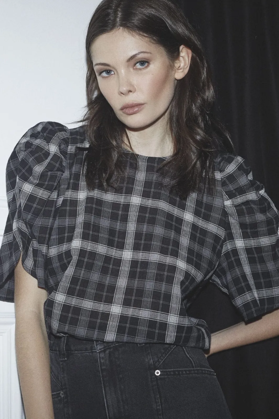 Discount Co´Couture Sallycc Check Ss Blouse 35881 96