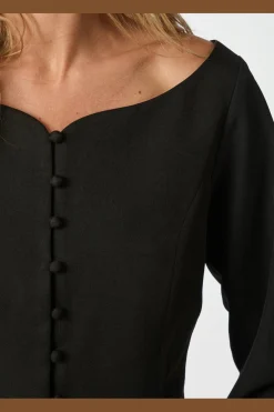 New Neo Noir Salsa Structure Blouse 166610 100