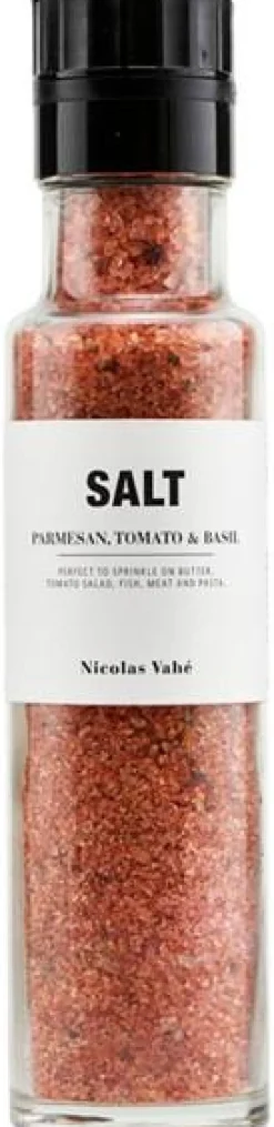 Hot Nicolas Vahé Salt, Parmesan, Tomato & Basilikum