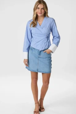 Best Neo Noir Salvia Stripe Shirt 166135 145
