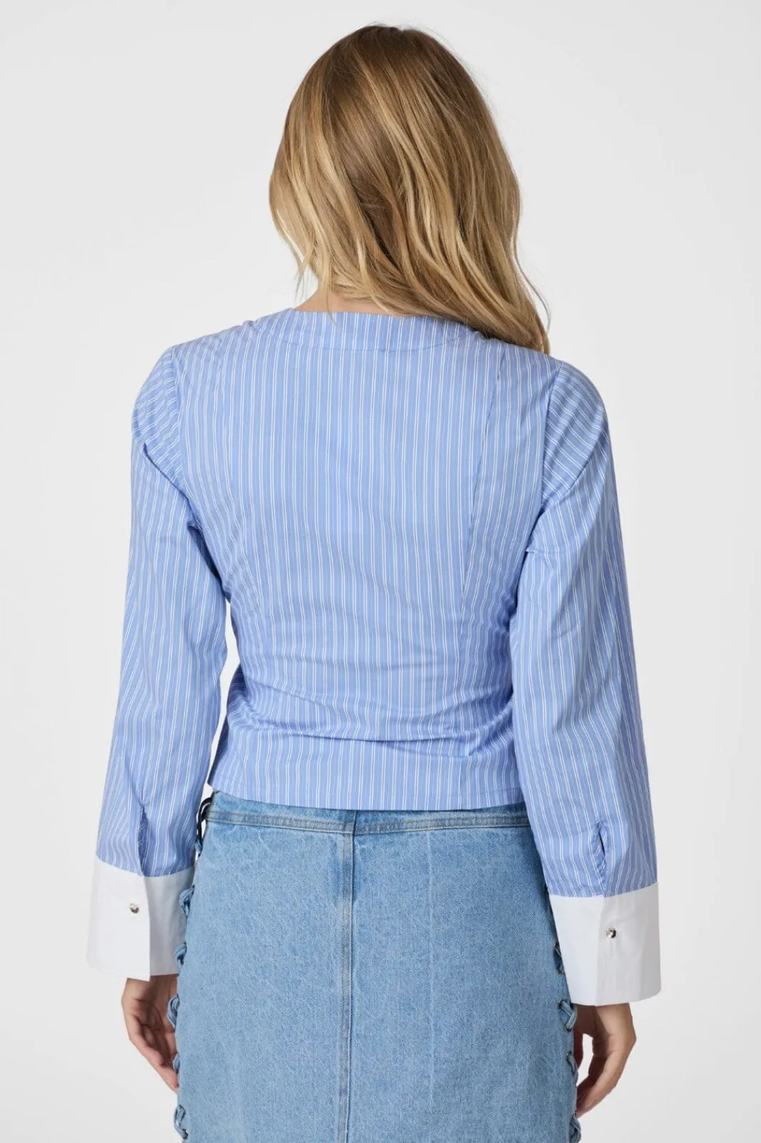 Best Neo Noir Salvia Stripe Shirt 166135 145