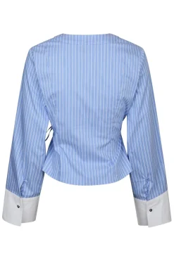Best Neo Noir Salvia Stripe Shirt 166135 145