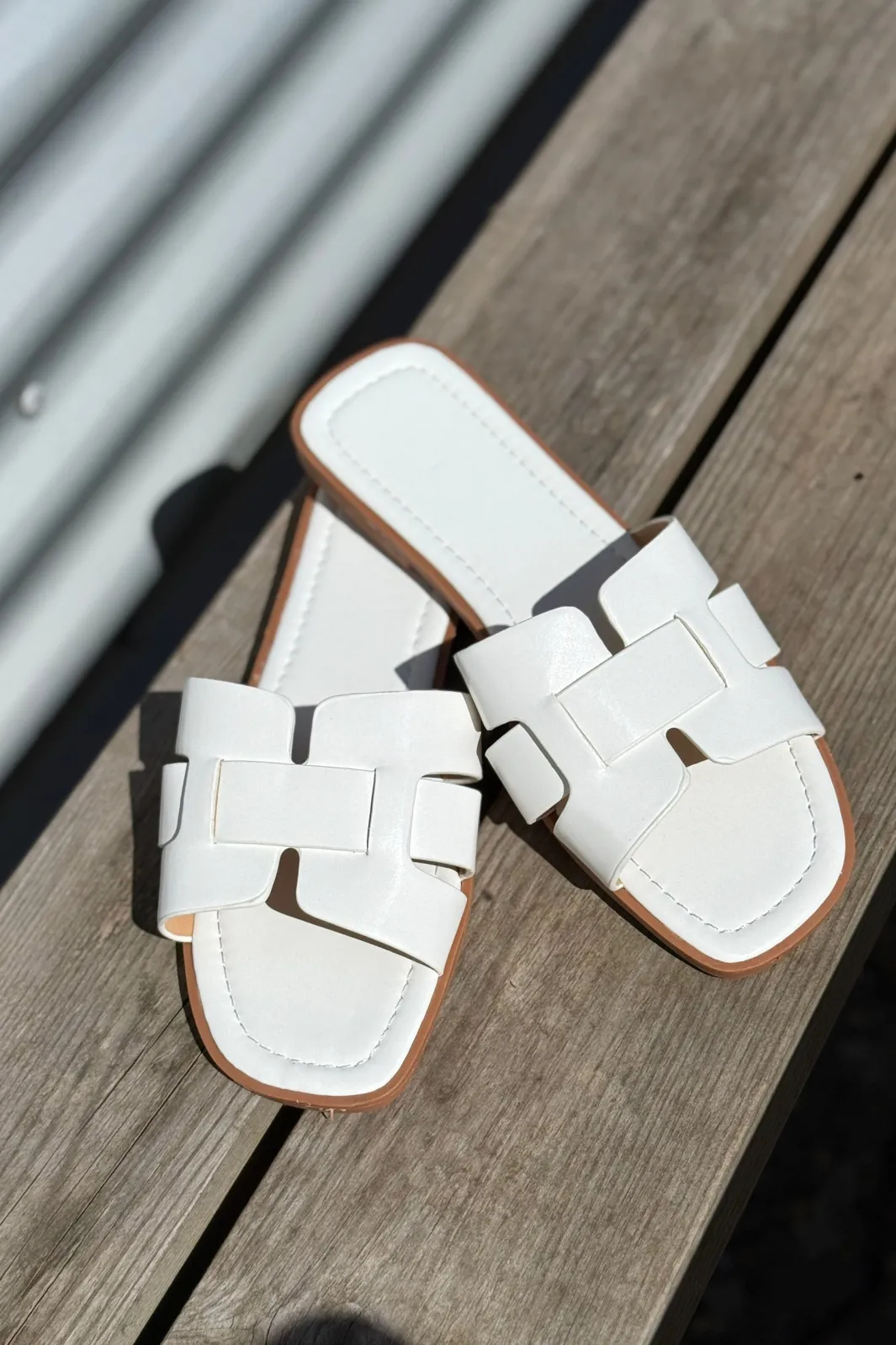 New Bloom Samira Sandal White