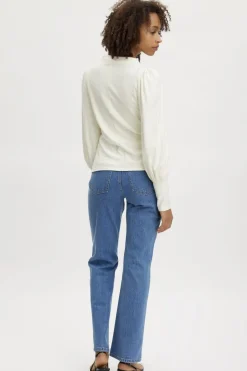 Gestuz Samurillygz Back Emb Tee 110601 Bright White