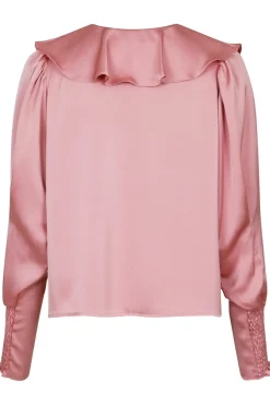 Discount Neo Noir Sandie Sateen Blouse Light Pink