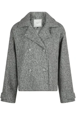 Online Neo Noir Sandra Soft Jacket Grey Melange