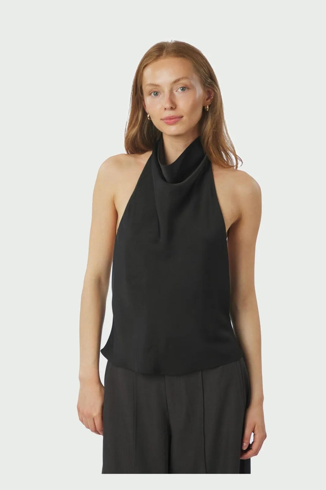 Clearance Neo Noir Sania Heavy Satin Top 167109 100