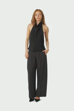 Clearance Neo Noir Sania Heavy Satin Top 167109 100