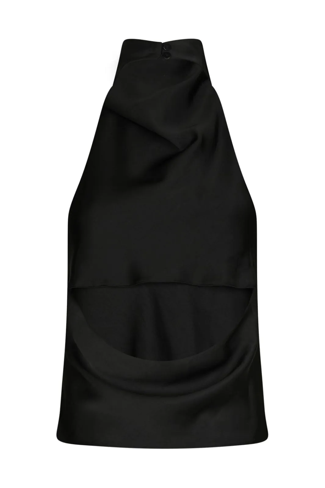 Clearance Neo Noir Sania Heavy Satin Top 167109 100