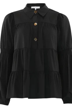 Sale Continue Sanna Gold Buttons 15085 Black