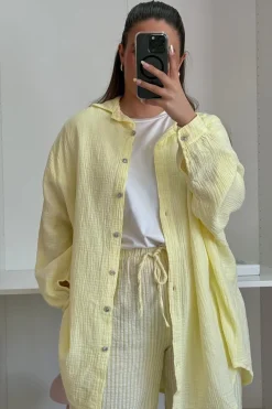 Hot A-bee Sara Shirt Light Yellow