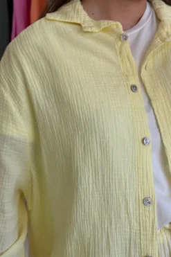 Hot A-bee Sara Shirt Light Yellow