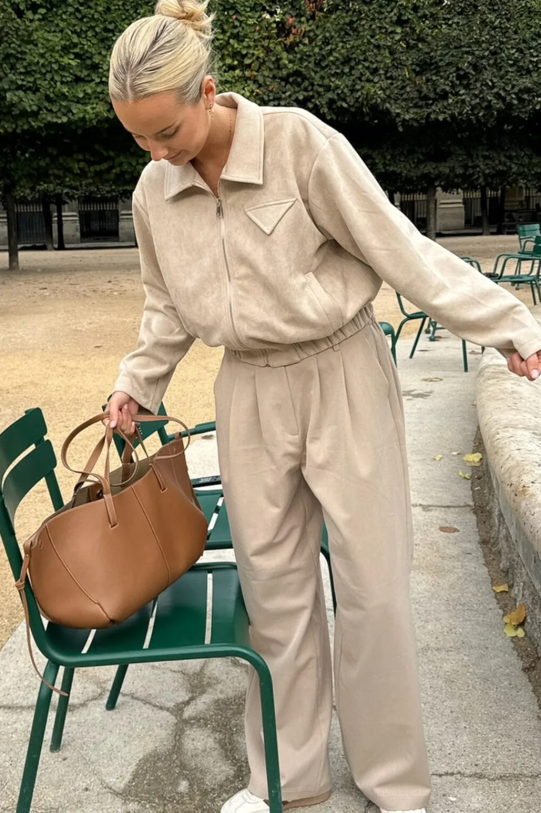 Hot BYIC Sarahic Short Jacket A23725 Light Beige