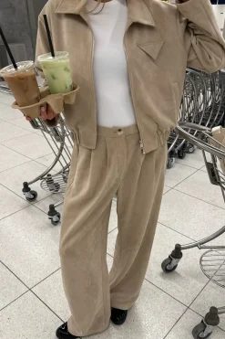 Hot BYIC Sarahic Short Jacket A23725 Light Beige