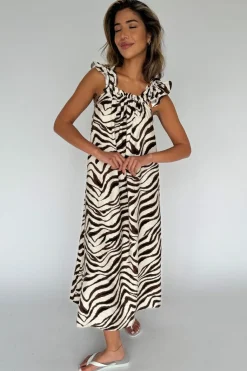Best Continue Sasha Dress 14910 Zebra
