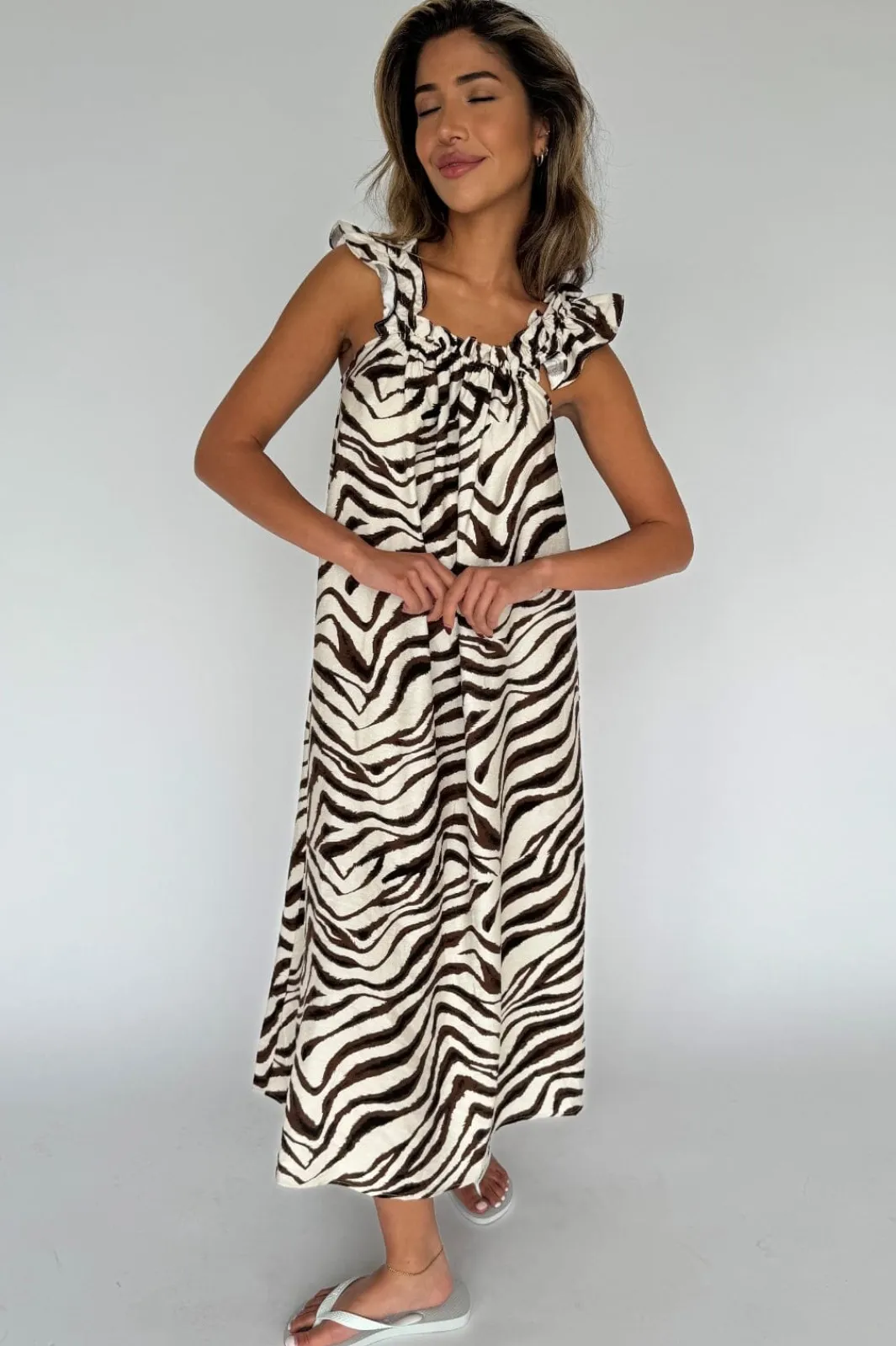 Best Continue Sasha Dress 14910 Zebra