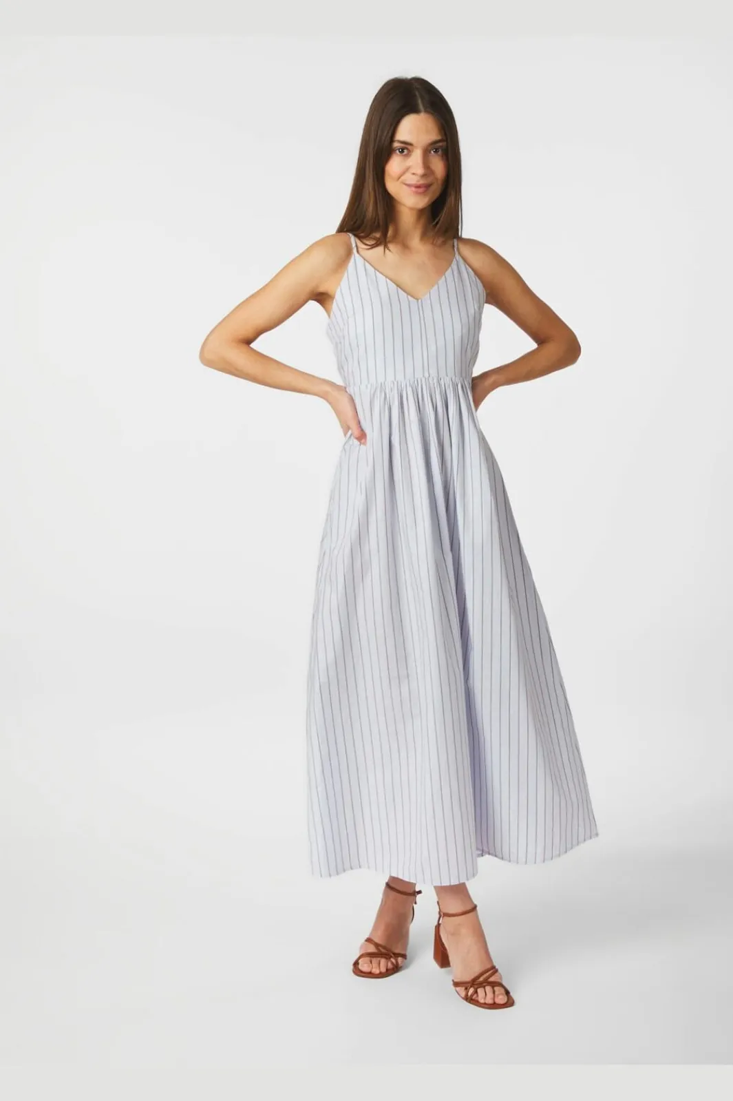 Neo Noir Savani Stripe Dress 165479 145