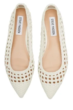 Discount Steve Madden Saxton Ballerina SM11003687 253 Bone