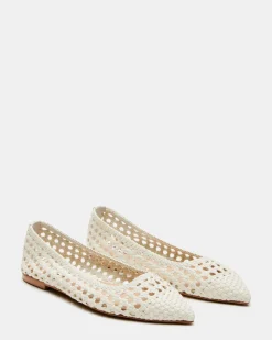Discount Steve Madden Saxton Ballerina SM11003687 253 Bone