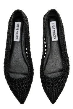 Discount Steve Madden Saxton Ballerina SM11003687 001 Black