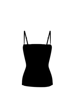 Best Lykkeland Ateliér Second Skin Cami Top Black