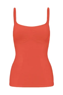 Hot Lykkeland Ateliér Second Skin Cami Top L0824908F.502 Crush Red