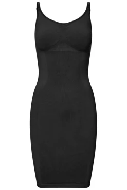 Hot Lykkeland Ateliér Second Skin Slip Dress Black