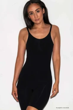 Hot Lykkeland Ateliér Second Skin Slip Dress Black