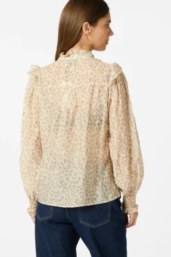 Discount Neo Noir Selfina Graphic Flower Blouse 163522 121