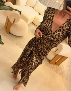 Valentin Studio Senorita Dress Leopard