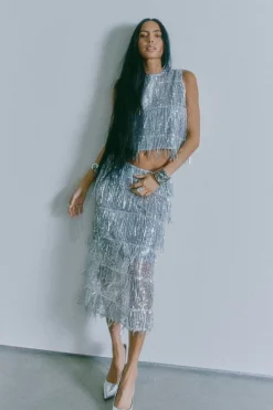Sale Copenhagen Muse Sequoia-skirt 206914 6040 Silver