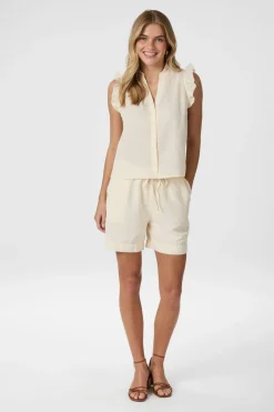 Best Neo Noir Shala Linen Shorts 166102 191