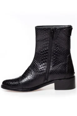Copenhagen Shoes She Croco Black