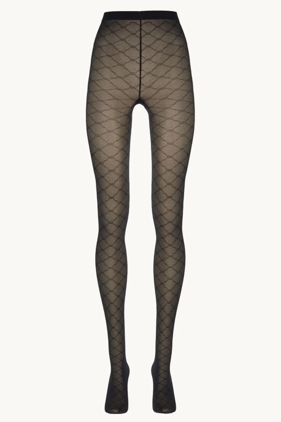 Online Wolford Sheer Pattern Tights17631 7005 Black
