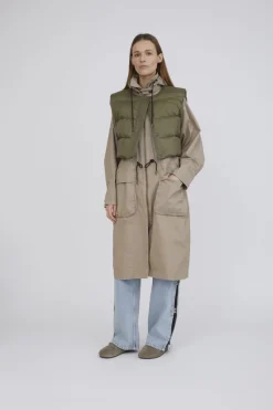 Best H2O Fagerholt Sherlock Coat 3592 Sand/Dark Green Moss